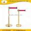 gold stanchion crowd control stanchion post crowd control strap barrier
