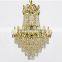 Polished Chrome K9 Crystal Lampara Chandelier Wedding Decoration