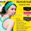 Hot New 2016 Hairband Earphone Music Bluetooth Headband for Jogging Sport