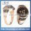 Graduate University Master fashion brass alloy 3D big gold ring                        
                                                Quality Choice
