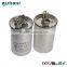 Aluminum Case Round Type CBB65 capacitor Air Conditioner 5uF 450VAC Capacitor