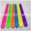 Custom printed logo silicone slap bracelet/rubber snap bracelet/silicone wristbands silicone slap bracelet