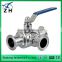 Stainless Steel clamped ball valve