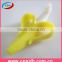 High quality banana shape silicone baby toothbrush teether