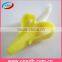 High quality banana shape silicone baby toothbrush teether