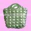 [Recommended] 2014 fashion green PVC bag handbag