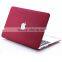New Red Color Quicksand HardShell Case for Macbook 12" Retina