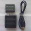 For gopro 4 battery dual charger / Mini gopro charger/ Travel USB hero charger