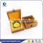 Small carved wood jewelry box with metal lock for bracelet                        
                                                                                Supplier's Choice