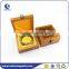 Small carved wood jewelry box with metal lock for bracelet                        
                                                                                Supplier's Choice