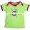 new arrival breathable skin care print letter cute animal pattern baby shirt fabric