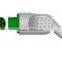 Siemens Draeger ECG 3 lead Cable and leadwires, IEC, Grabber,10pin