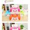 pink cute strawberry PP plastic stroage box high-capacity househode storage bucket