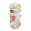 Cotton Canvas Spinning Closet Organizer
