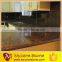 Popular prefab hot sale tan brown granite slab
