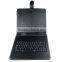 leather case with keyboard for 9.7 inch tablet pc