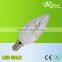 CE RoHS AC220V best price c37 e27 5w led candle bulb