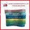2015 New Design Rainbow Color Organza Ribbon/custom rainbow organza ribbon