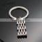 Good Quality 316L Stainless Steel Key Chain with Zircon