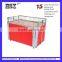 supermarket flower promotion table shopping cart HSX-S695 table trolley cart