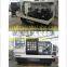 CNC lathe machine with multi-position electric knife holder and row combination