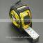 high quality rubber cover uv chromed abs plastic case measuring tape