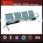 Alibaba china bottom price row chair waiting chair public chair