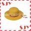 Summer wide brim girls children beach straw hat