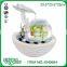 glass tabletop indoor water fountain ceramic bottom basin with led light