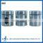 glass tea coffee sugar canister with stainless steel coating