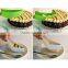 New design one-piece cut plastic pizza bread slicer knife cake cutter