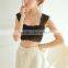 Sexy Camisole Tops, Short Womens Tank Tops 100% Cotton, Ladies Wrapped Chest