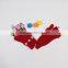 Funny face finger gloves/finger puppet glove/red knitted glove lovely calf