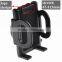 Non-slip rotating handlebar bike mount for universal smartphone
