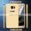 Aluminum Metal bumper with mirror back cover for Samsung Galaxy S7, Ultra-thin Electroplate case for Galaxy S7