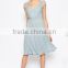 Guangzhou Clothing factory manufacturer lace insert designer bridesmaid dress,wedding dress 2016