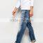 jeans vietnam Distressed denim man jeans pant with Rip Knee jeans liquidation (LOTA033)