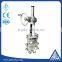 stainless steel manual bevel gear knife gate valve