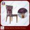 Good Looking High Quality Imitated Wooden Aluminum Dining Chair