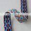 2cm beautiful color embroidery tissue ribbon for underware