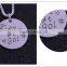 Family jewelry alloy plating sculpture LOGO letter let it go pendant silver Frozen children necklace