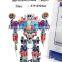 DIY Jigsaw Puzzle Paper Robot Model