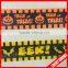 wholesale custom uv printing halloween slap bracelet