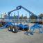 8T ATV log trailer