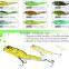 8cm 10.3g 9cm 17.1g handmade hard fishing popper frog lure