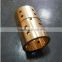 Best selling FB090 WF700 bronze bushing with diamond oil groove full brass bush , havester machine CuSn6.5P 8P copper bushing