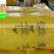 Yellow Industry asbestos printed poly bag