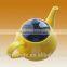 Porcelain color decal teapots