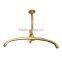 Solid Brass Shiny Polish Double Hanger Hook