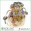 pretty bag shape with coin pattern ceramic piggy bank
